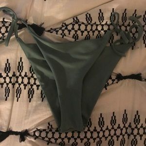 Army green bikini bottoms